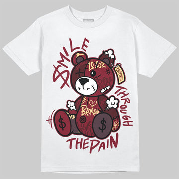 Jordan 3 PRM "Bin 23" DopeSkill T-Shirt Smile Through The Pain Graphic Streetwear - White