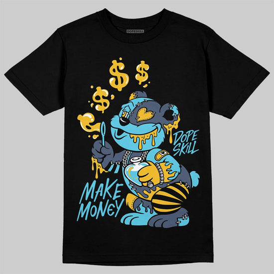 Jordan 11 Retro Gamma Blue (2025) DopeSkill T-Shirt Make Money Graphic Streetwear - black