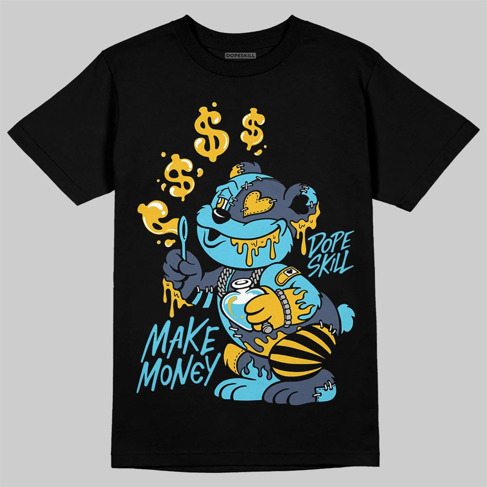 Jordan 11 Retro Gamma Blue (2025) DopeSkill T-Shirt Make Money Graphic Streetwear - black