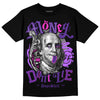 PURPLE Sneakers DopeSkill T-Shirt Money Don't Lie Graphic Streetwear - Black