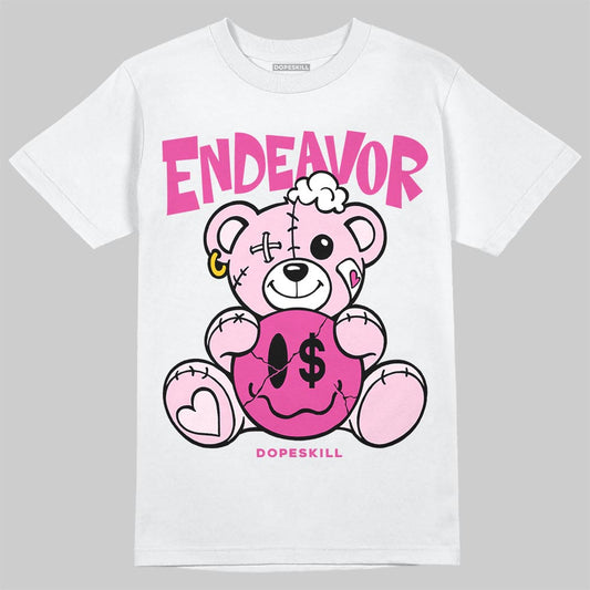 Dunk Low GS 'Triple Pink' DopeSkill T-Shirt Endeavor Graphic Streetwear - White