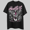 Pink Sneakers DopeSkill T-Shirt Heartless Graphic Streetwear  - Black