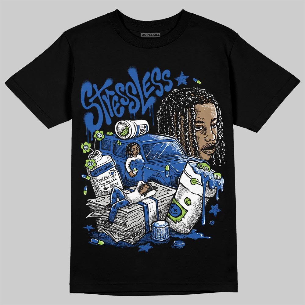 Air Griffey Max 1 Varsity Royal and Volt DopeSkill T-Shirt Stressless Graphic Streetwear - Black