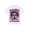Pink Sneakers DopeSkill T-Shirt Root of Evil Graphic Streetwear - White