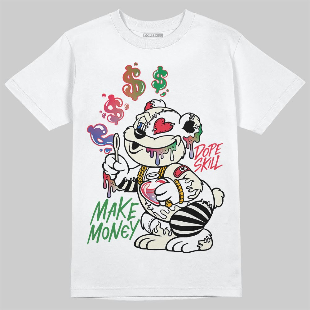 Jordan 11 City Pack “285” Atlanta DopeSkill T-Shirt Make Money Graphic Streetwear - White