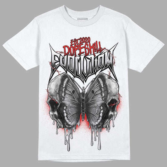 Jordan 13 “Wolf Grey” DopeSkill T-Shirt DopeSkill Evolution Graphic Streetwear - White