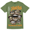 Jordan 5 "Olive" DopeSkill Olive T-Shirt The Mouth With No Droughts Graphic Streetwear