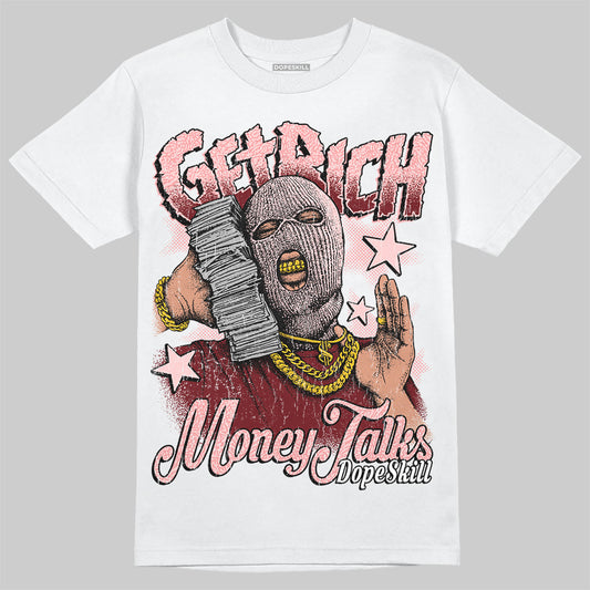 Jordan 3 Retro Valentine's Day Treat Yourself (2025) DopeSkill T-Shirt Get Rich Graphic Streetwear - White