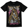 Dunk Low Just Do It “Bronzine/Playful Pink” DopeSkill T-Shirt Life or Die Graphic Streetwear - Black