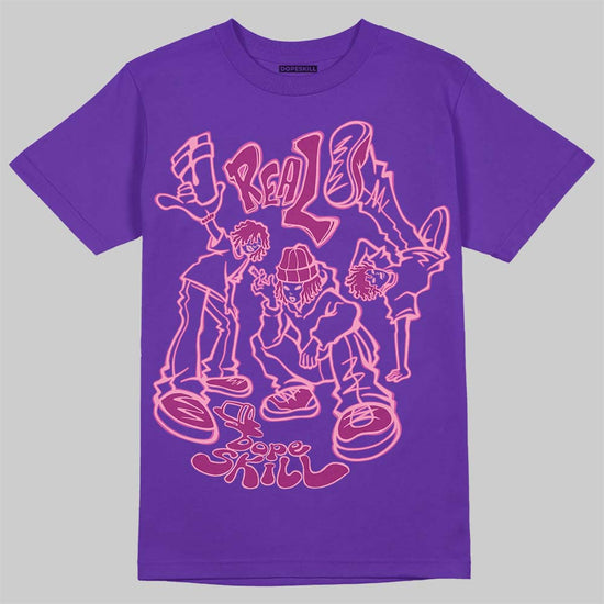 PURPLE Sneakers DopeSkill Purple T-Shirt Real Y2K Players Graphic Streetwear