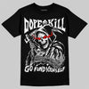 Dunk Panda White Black DopeSkill T-Shirt Go Fund Your Self Graphic Streetwear - Black