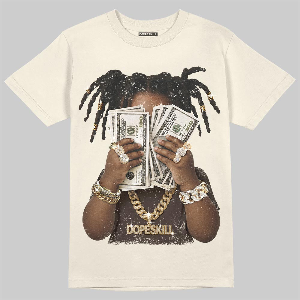 Travis Scott x Jordan 1 Low OG “Reverse Mocha” DopeSkill T-Shirt Rich Youth Graphic Streetwear - Natural