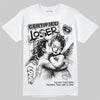 Jordan 5 "White Metallic" DopeSkill T-Shirt Certified Lover Graphic Streetwear - White 