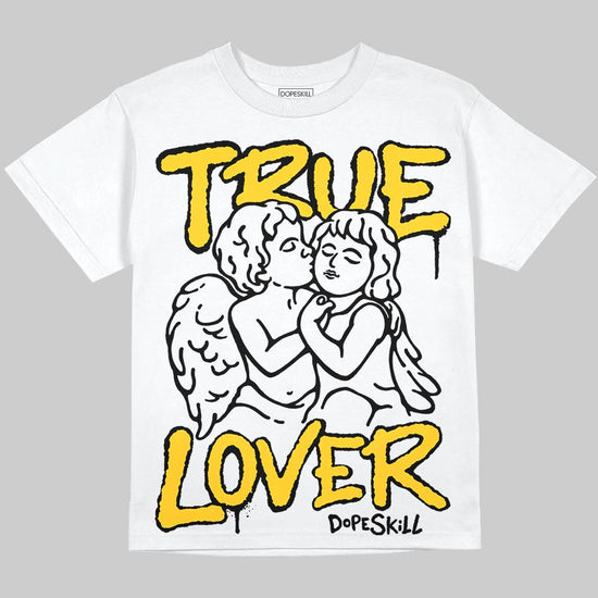 Yellow Sneakers DopeSkill Oversize Print T-Shirt True Lover Graphic Streetwear