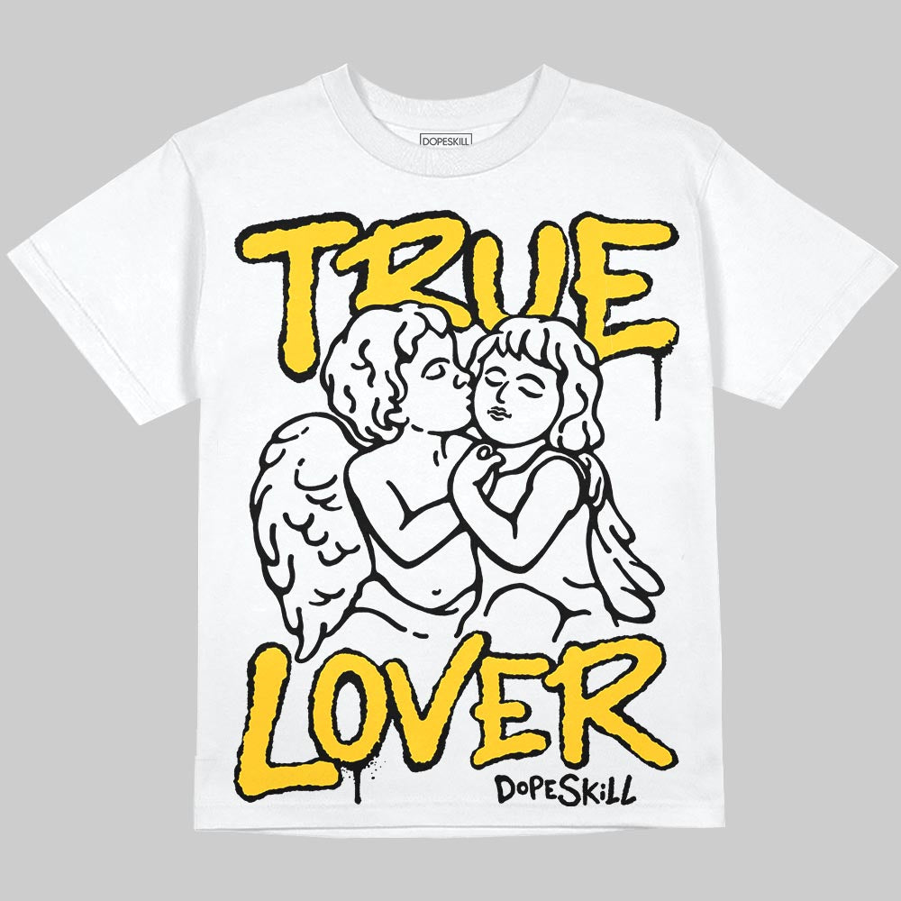 Yellow Sneakers DopeSkill Oversize Print T-Shirt True Lover Graphic Streetwear
