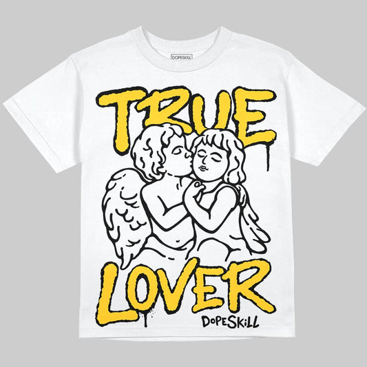 Yellow Sneakers DopeSkill Oversize Print T-Shirt True Lover Graphic Streetwear