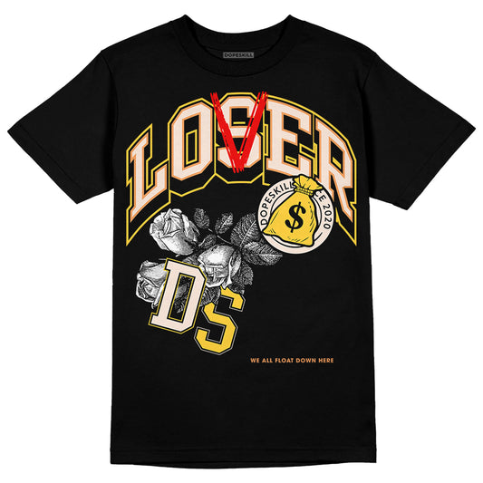 Jordan 4 "Sail" DopeSkill T-Shirt Loser Lover Graphic Streetwear - Black