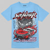Jordan 6 University Blue DopeSkill T-Shirt New Side Hustler Graphic Streetwear - Carolina Blue