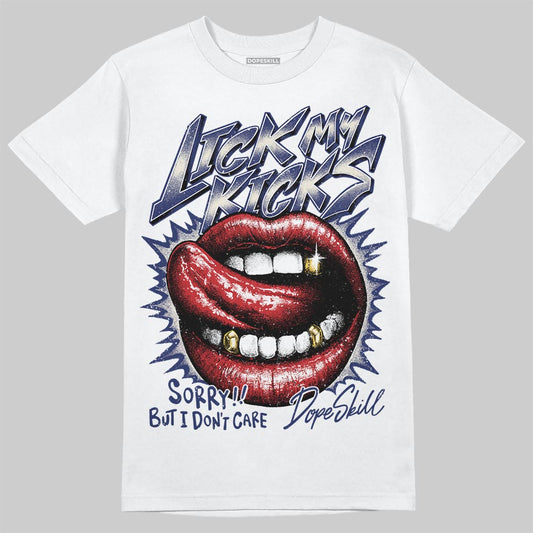 Jordan 11 “Rare Air” DopeSkill T-Shirt Lick My Kicks Graphic Streetwear - White
