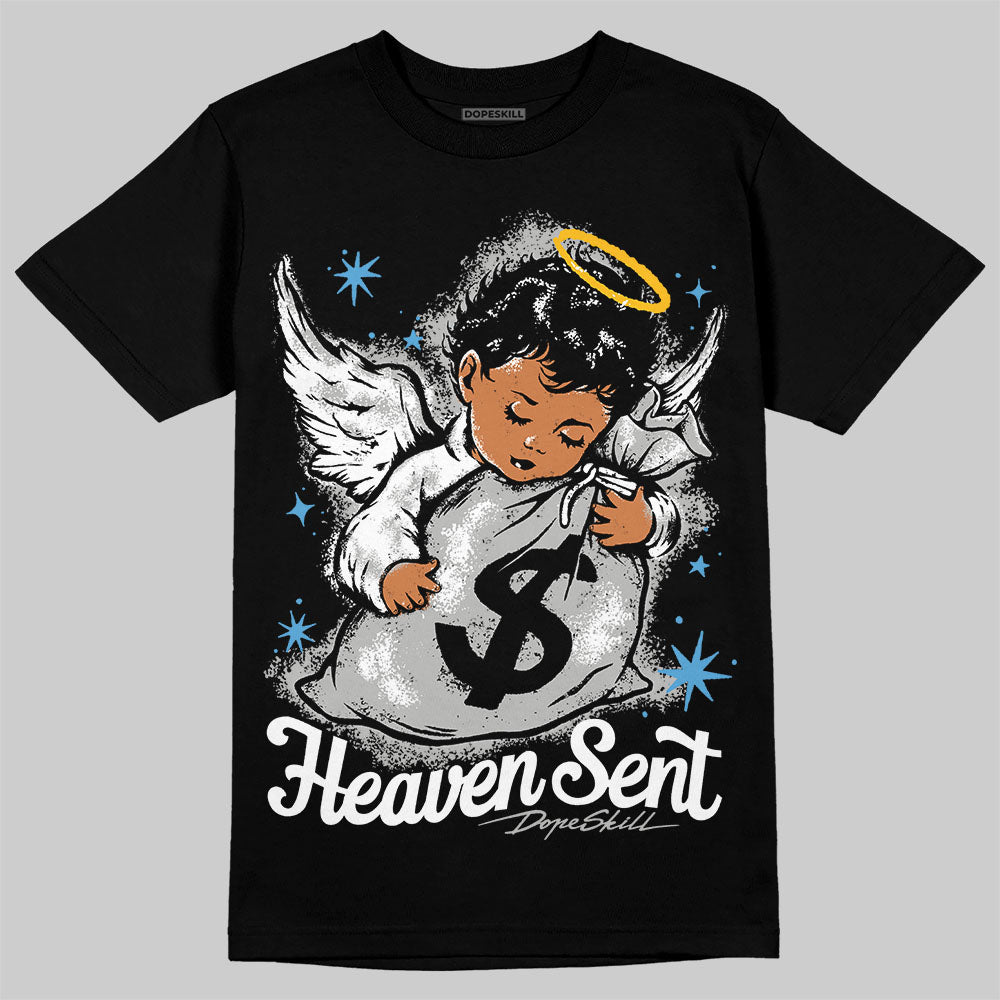 Jordan 10 OG “Steel” DopeSkill T-Shirt Heaven Sent Graphic Streetwear - Black