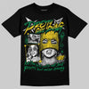 Jordan 5 “Lucky Green” DopeSkill T-Shirt Pretty Girl Swag Graphic Streetwear - Black