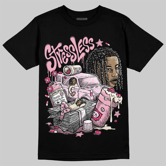 Jordan 4 "Iced Carmine" DopeSkill T-Shirt Stressless Graphic Streetwear - Black