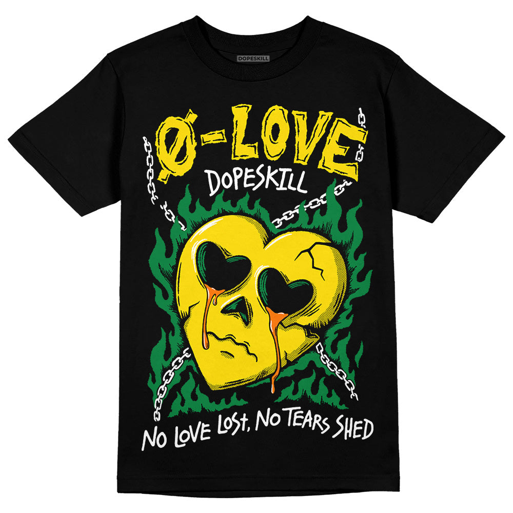 Dunk Low Reverse Brazil DopeSkill T-Shirt Crying Heart Graphic Streetwear - Black