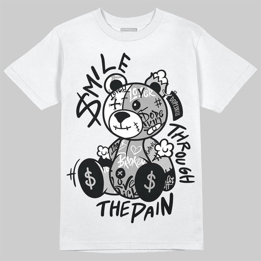 Jordan 6 "Cap and Gown" DopeSkill T-Shirt Smile Through The Pain Graphic Streetwear - White
