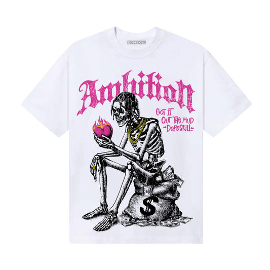 Pink Sneakers DopeSkill T-Shirt Ambition Graphic Streetwear - White