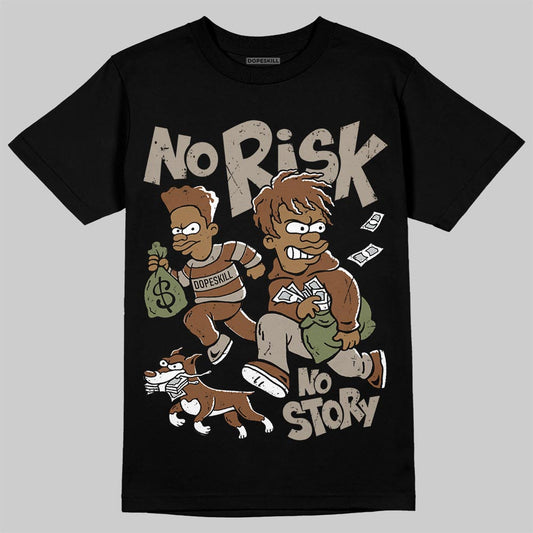 New Balance ABZORB 2010 “Pecan” DopeSkill T-Shirt No Risk No Story Graphic Streetwear - Black