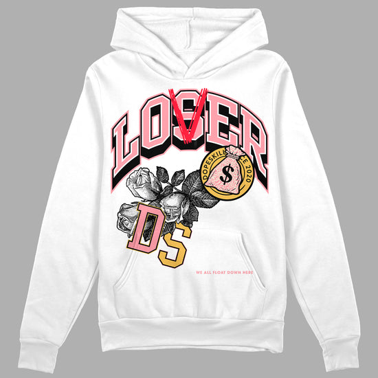 Jordan 3 GS “Red Stardust” DopeSkill Hoodie Sweatshirt Loser Lover Graphic Streetwear - White 