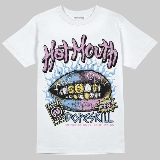 Jordan 5 “Year of the Snake” DopeSkill T-Shirt Hot Mouth Graphic Streetwear - White