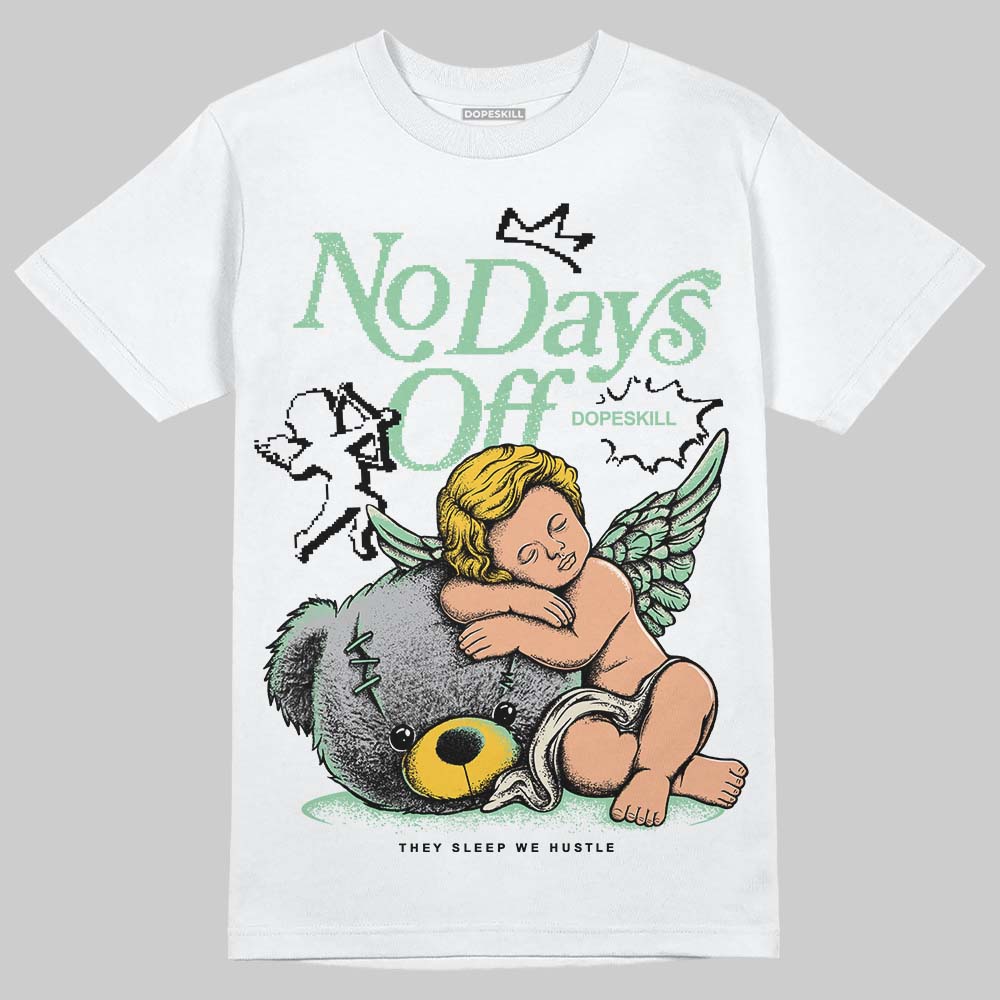 Asics Gel-Kayano 12.1 White/Menthol DopeSkill T-Shirt New No Days Off Graphic Streetwear - White