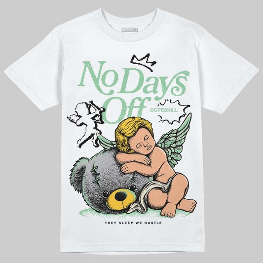 Asics Gel-Kayano 12.1 White/Menthol DopeSkill T-Shirt New No Days Off Graphic Streetwear - White