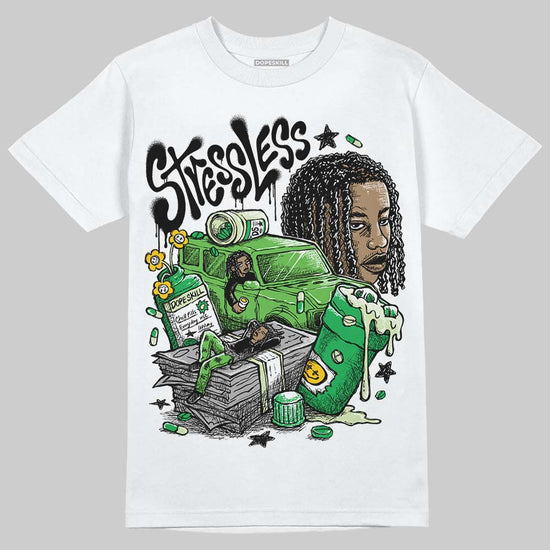 Travis Scott x Jordan Jumpman Jack "GREEN SPARK" DopeSkill T-Shirt Stressless Graphic Streetwear - White