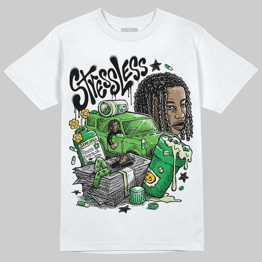 Travis Scott x Jordan Jumpman Jack "GREEN SPARK" DopeSkill T-Shirt Stressless Graphic Streetwear - White