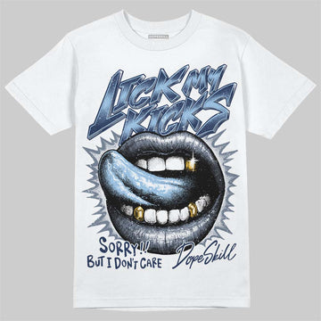 New Balance 9060 Arctic Grey DopeSkill T-Shirt Lick My Kicks Graphic Streetwear - White 