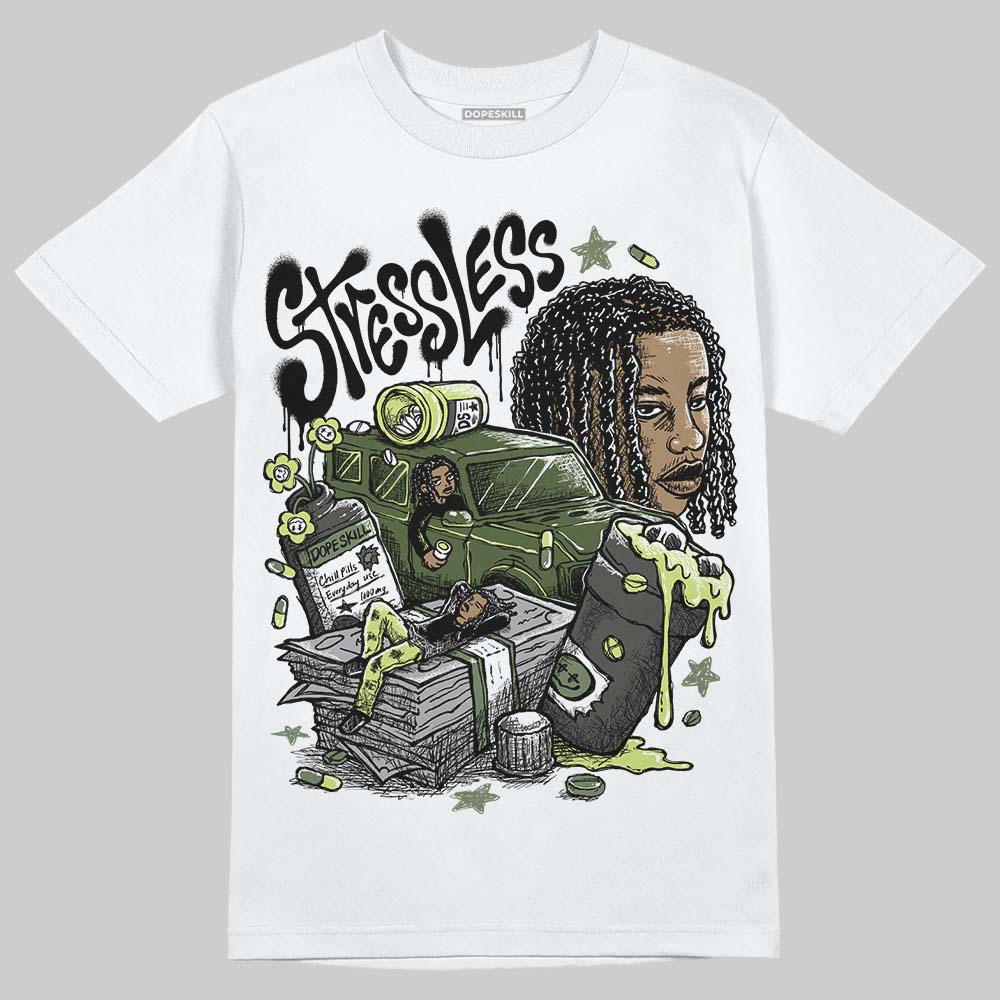 New Balance 1890 Faded Black Utility Green DopeSkill T-Shirt Stressless Graphic Streetwear - White