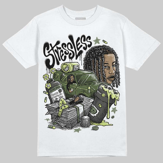 New Balance 1890 Faded Black Utility Green DopeSkill T-Shirt Stressless Graphic Streetwear - White