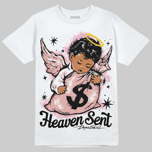 Jordan 1 Low OG “Rust Pink” DopeSkill T-Shirt Heaven Sent Graphic Streetwear - White 