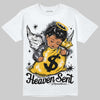 Jordan 3 Retro Black Cat DopeSkill T-Shirt Heaven Sent Graphic Streetwear - White 