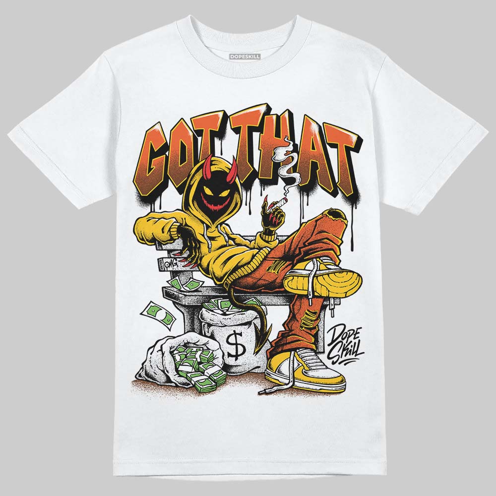 Yellow Sneakers DopeSkill T-Shirt Got That Graphic Streetwear - White