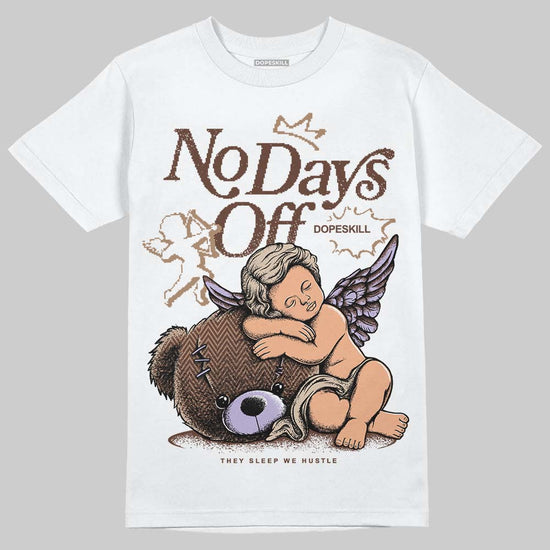 Harris Tweed x Wmns Dunk Low 'Sesame' DopeSkill T-Shirt New No Days Off Graphic Streetwear - White 