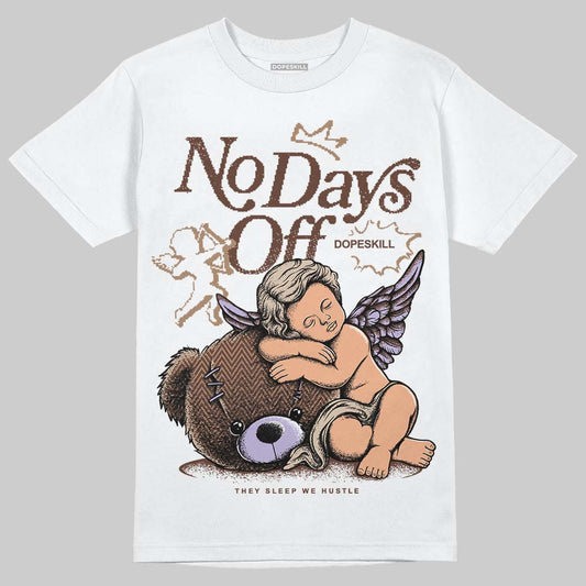 Harris Tweed x Wmns Dunk Low 'Sesame' DopeSkill T-Shirt New No Days Off Graphic Streetwear - White 
