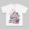 Jordan 12 GS “Pearl Pink” DopeSkill Toddler Kids T-shirt Make Money Graphic Streetwear - White