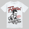 Jordan 6 “Reverse Infrared” DopeSkill T-Shirt Flexin' Graphic Streetwear - White 