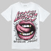 Balenciaga Runner White Fluo Pink DopeSkill T-Shirt Lick My Kicks Graphic Streetwear - White