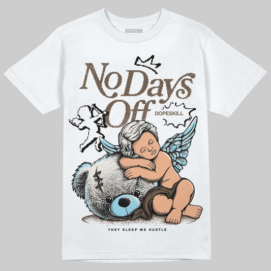 Asics Gel-Kayano 12.1 Cream/Stillwater DopeSkill T-Shirt New No Days Off Graphic Streetwear - White