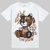Jordan 1 High OG Love Letter DopeSkill T-Shirt Smile Through The Pain Graphic Streetwear - White 