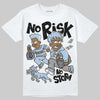 New Balance Abzorb 2000 “Silver/Blue” DopeSkill T-Shirt No Risk No Story Graphic Streetwear - White